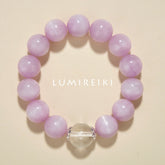 Lumi Reiki White Crystal Detail | Energy Amplifier for Focus Improvement and Aura Cleansing
